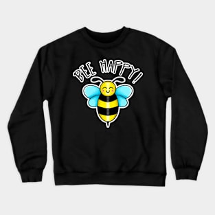 Kawaii Bee Happy Crewneck Sweatshirt